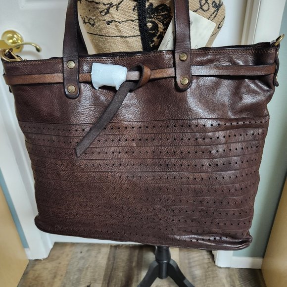 NWT PRICE DROP Campomaggi Otranto Top Belted Deep Brown - Picture 6 of 16